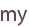 my