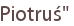 Piotruś"