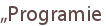 „Programie