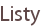 Listy