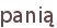 panią