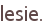 lesie.